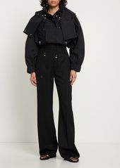 Jacquemus La Parka Raphia Cropped Parka Jacket