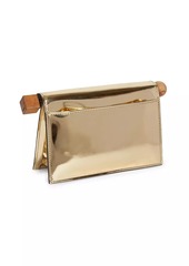 Jacquemus La Petite Pochette Rond C Metallic Clutch