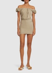 Jacquemus La Robe Ciceri Jersey Mini Dress