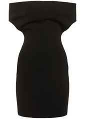 Jacquemus La Robe Cubista Rib Knit Mini Dress