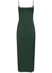 Jacquemus La Robe Notte Satin Midi Dress