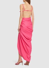 Jacquemus La Robe Saudade Long Viscose Blend Dress