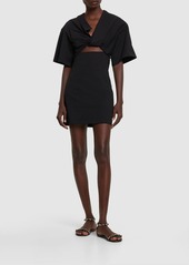 Jacquemus La Robe Tshirt Bahia Cotton Mini Dress