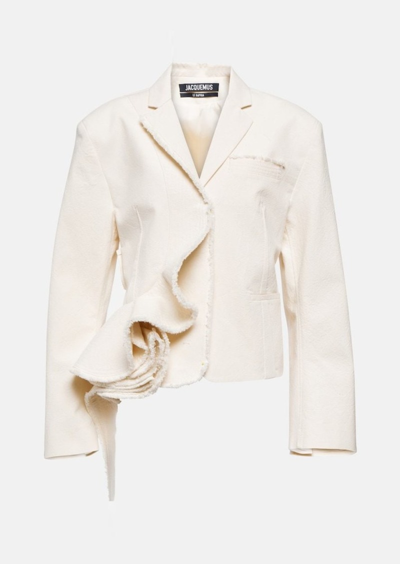 Jacquemus La Veste Artichaut ruffled blazer