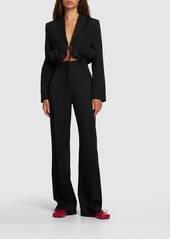 Jacquemus La Veste Croissant Wool Crepe Jacket