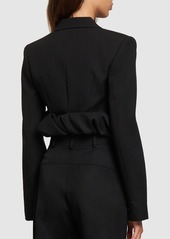 Jacquemus La Veste Croissant Wool Crepe Jacket