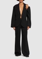 Jacquemus La Veste Galliga Wool Cutout Jacket