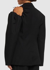 Jacquemus La Veste Galliga Wool Cutout Jacket