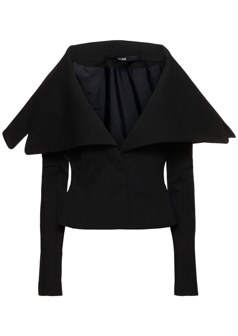 Jacquemus La Veste Giacca Wide Lapel Jacket