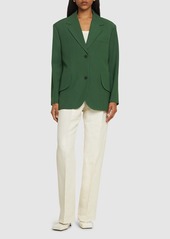 Jacquemus La Veste Titolo Silk Blend Jacket