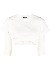 Jacquemus layered cropped top