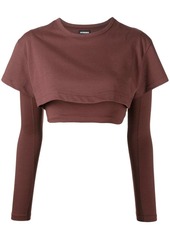 Jacquemus Le Double T-shirt layered top