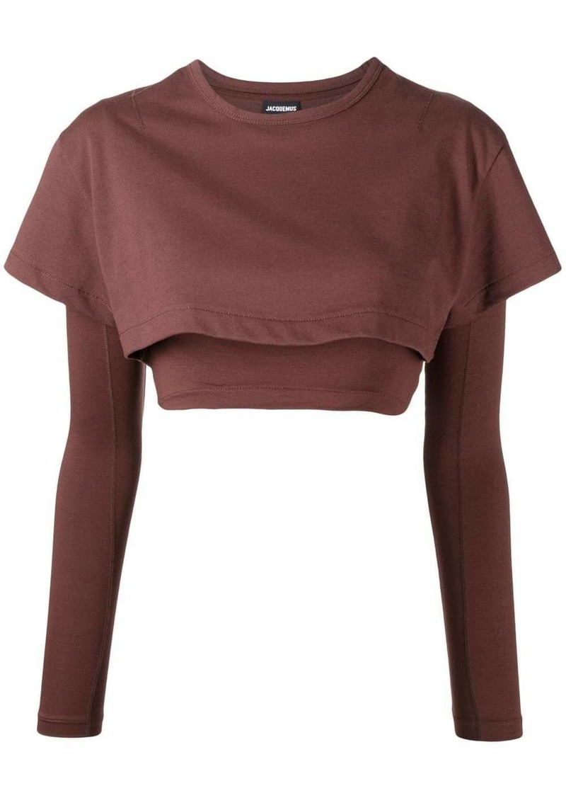 Jacquemus Le Double T-shirt layered top