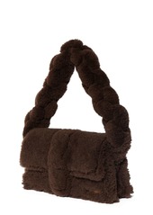 Jacquemus Le Bambidou Shearling Shoulder Bag