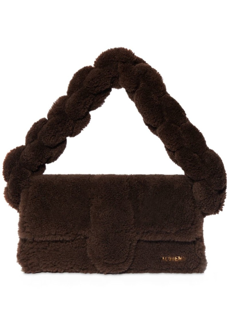 Jacquemus Le Bambidou Shearling Shoulder Bag