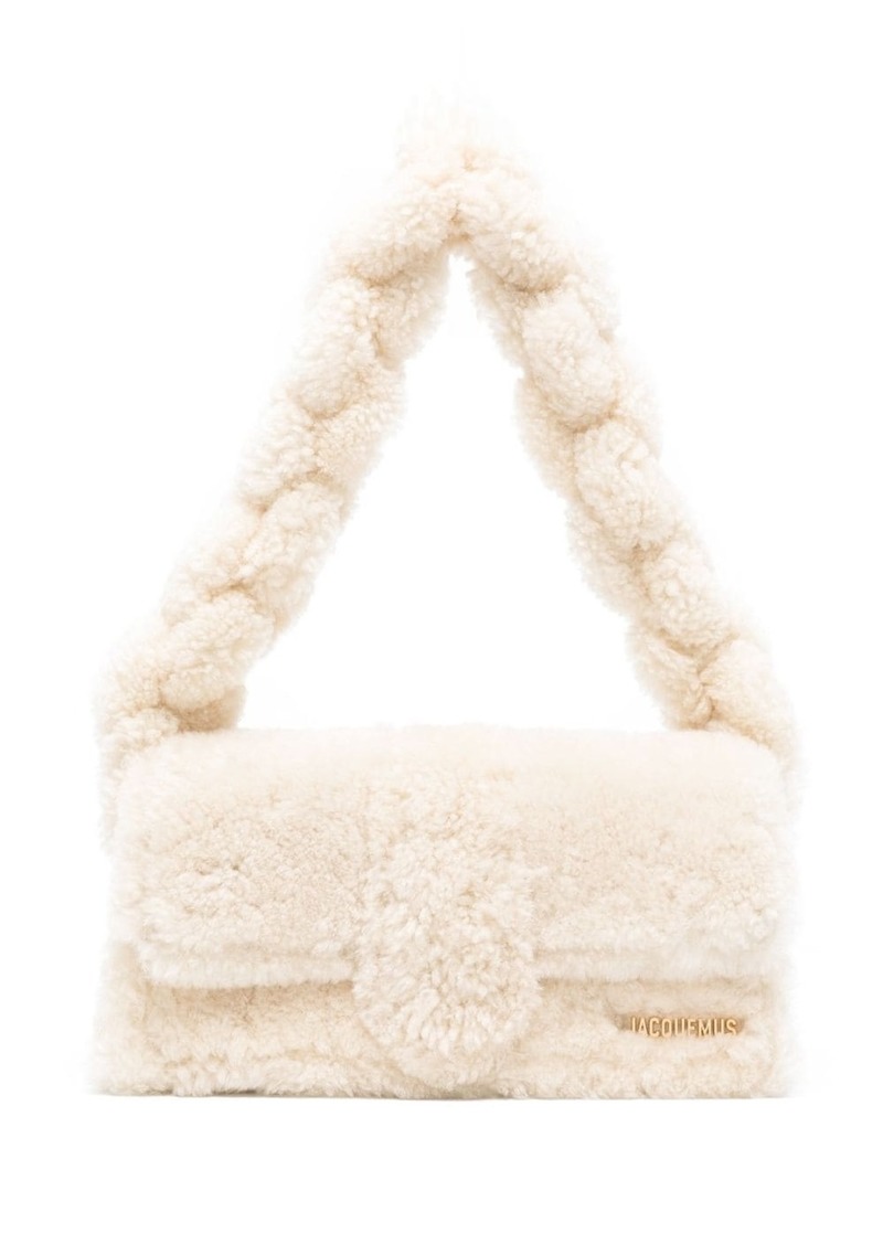 Jacquemus Le Bambidou shearling shoulder bag