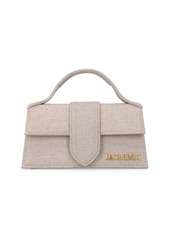 Jacquemus Le Bambino Cotton & Linen Top Handle Bag