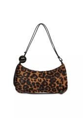 Jacquemus Le Bisou Perle Leopard Calf Hair Shoulder Bag