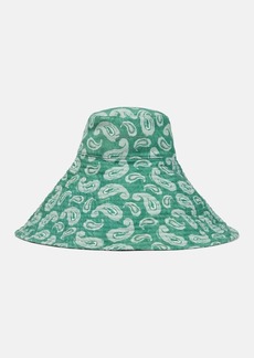 Jacquemus Le Chapeau Lagrima floral cotton sun hat