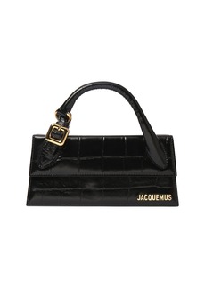 Jacquemus Le Chiquito Long Embossed Top Handle Bag