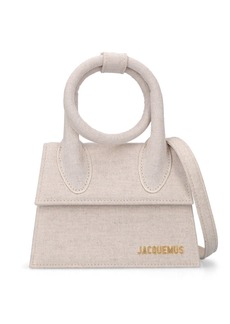 Jacquemus Le Chiquito Noeud Cotton & Linen Bag