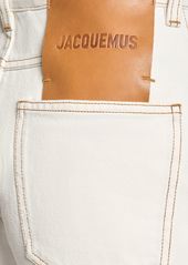 Jacquemus Le De-nîmes Droit High Rise Jeans
