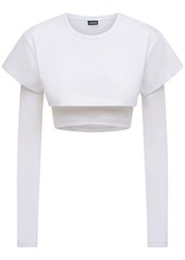 Jacquemus Le Double T-shirt Cotton Jersey T-shirt