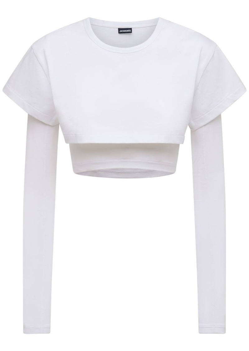 Jacquemus Le Double T-shirt Cotton Jersey T-shirt