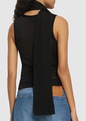 Jacquemus Le Haut Maestra Knit Scarf Top