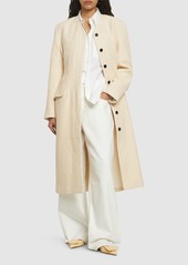 Jacquemus Le Manteau Cubo Cotton Fleece Midi Coat