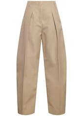 Jacquemus Le Pantalon Ovalo Wool Blend Wide Pants