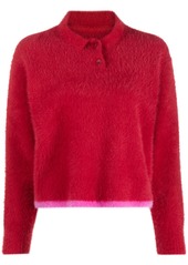 Jacquemus Le Polo Neve knitted polo jumper