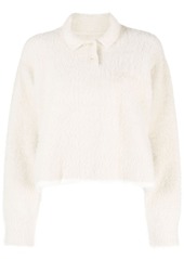 Jacquemus Le Polo Neve knitted polo shirt