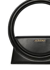 Jacquemus Le Sac Round Leather Top Handle Bag