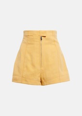 Jacquemus Le Short Areia high-rise linen-blend shorts