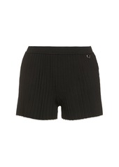 Jacquemus Le Short Maille Plissé Knit Mini Shorts