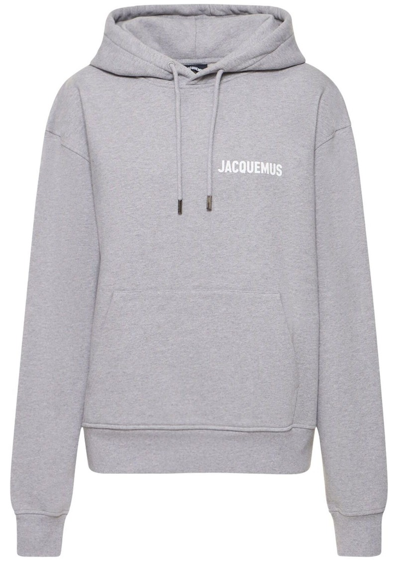 Jacquemus Le Sweatshirt Cotton Jersey Hoodie