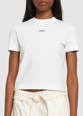 Jacquemus Le T-shirt Gros Grain Cotton T-shirt