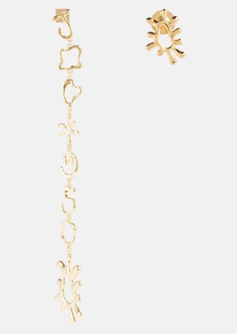Jacquemus Les Boucles Sol gold-plated earrings