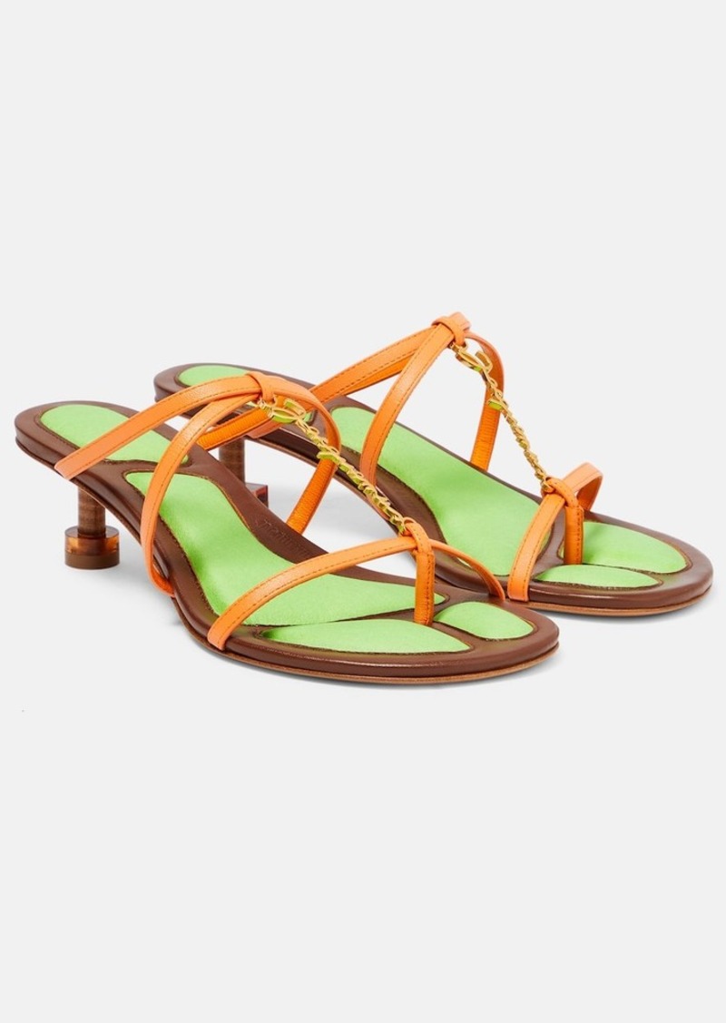 Jacquemus Les Sandales Basses Pralu leather sandals