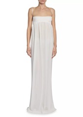 Jacquemus Peplo Back-Buckle Gown