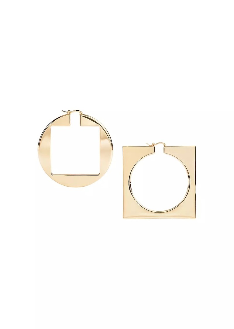 Jacquemus Round Square Hoop Earrings