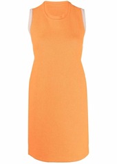 Jacquemus Sorbetto contrast-trim knitted mini dress