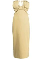 Jacquemus strapless cut-out dress