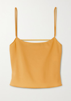 Jacquemus Tangelo Cropped Stretch-wool Camisole