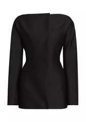 Jacquemus Wool-Silk Suiting Minidress