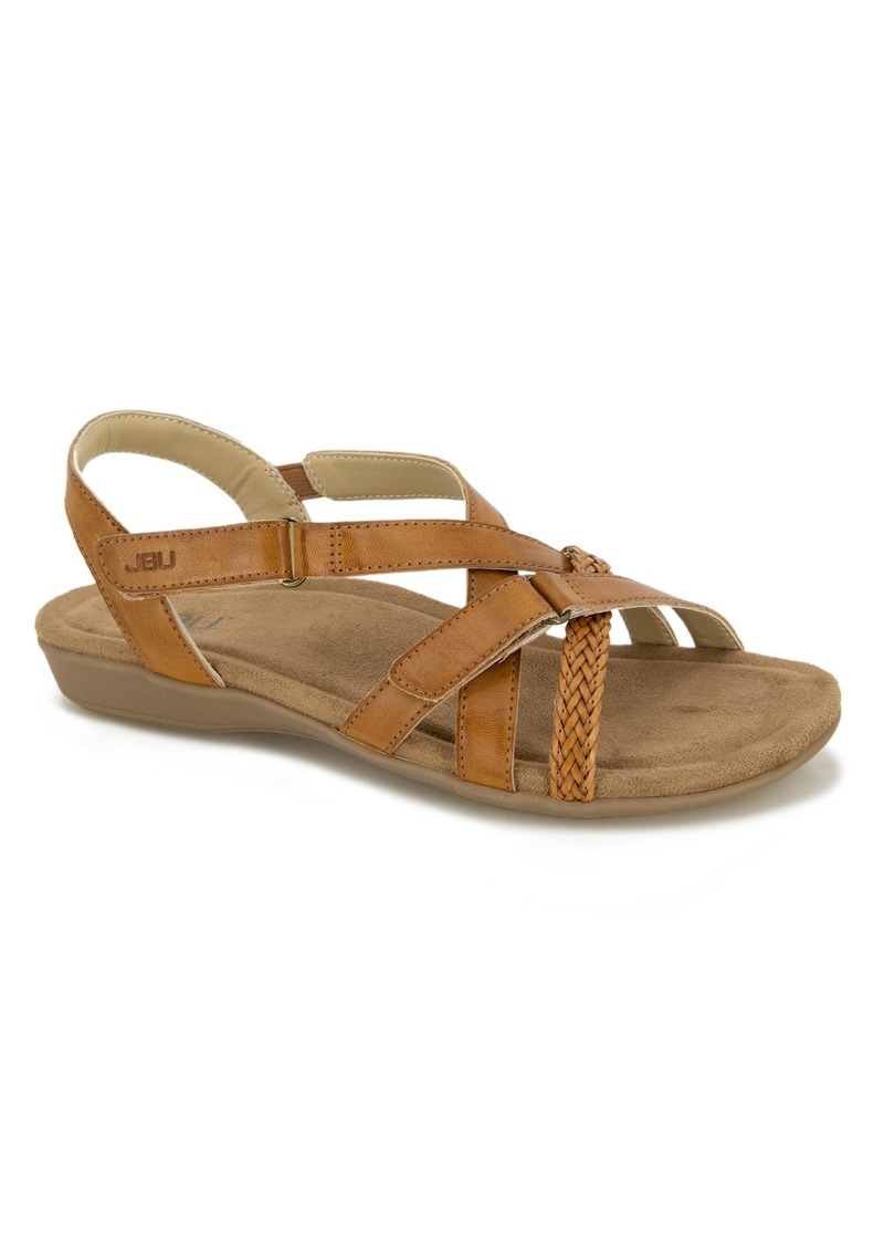 JBU by Jambu Women's Brooke Vegan Flat Sandal