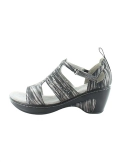 Jambu Women Bonita Heeled Sandals In Black Shimmer