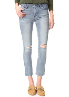 James Jeans Women's Ankle Length Cigarrette Jean with Raw Hem in