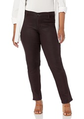 James Jeans Women's Plus Size Twiggy Z Black Red Glossed W